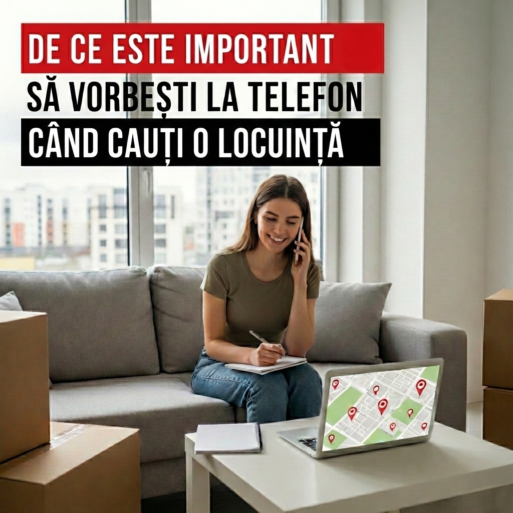 De ce este important să vorbești la telefon când cauți o locuință