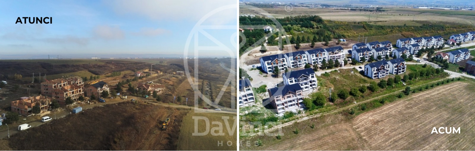 De la fundație la un complex rezidențial modern: Evoluția cartierului DaVinci Homes / Sibiu, Zona de Vest