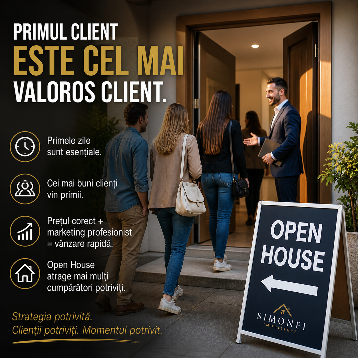 Primul client este cel mai valoros client din piață. 🎯🏡