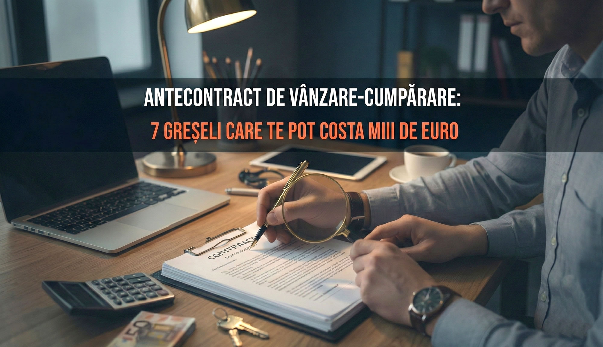 Antecontract de vânzare-cumpărare: 7 greșeli care te pot costa mii de euro
