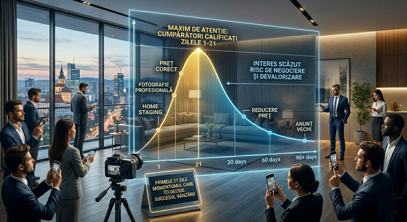 Primele 21 de zile: „Fereastra de aur” care îți decide succesul vânzării